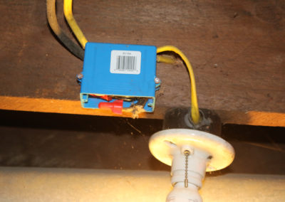 Our home inspectors will make note of large issues and smaller issues such as a missing cover plate on a junction box.