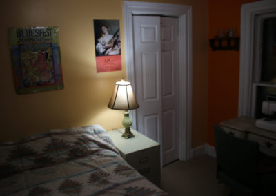 This is a nicely remodeled bedroom and the home inspector did not have any findings