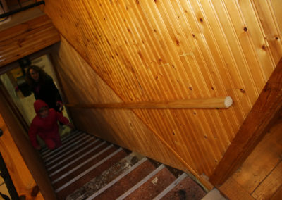 Handrails are required by code and part of our home inspections.